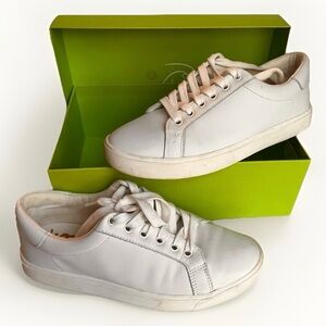 Sam Edelman Women's Ethyl white leather Sneaker size 8.5